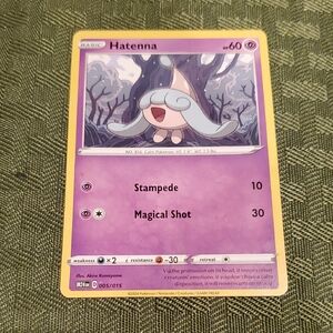 Pokemon Hatena Card - Lavender and Gold